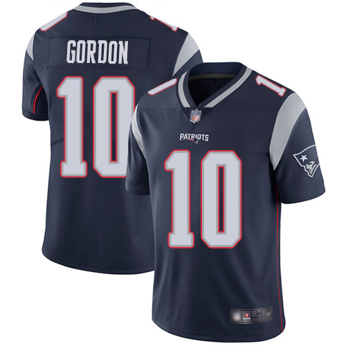 New England Patriots Football #10 Vapor Limited Navy Blue Men Josh Gordon Home NFL Jersey